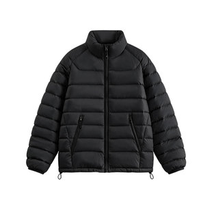冬季90白鸭绒轻薄排骨羽绒服男士情侣款百搭休闲时尚羽绒外套男款