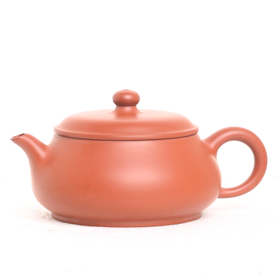 朱泥全手工功夫茶壶大开口明炉