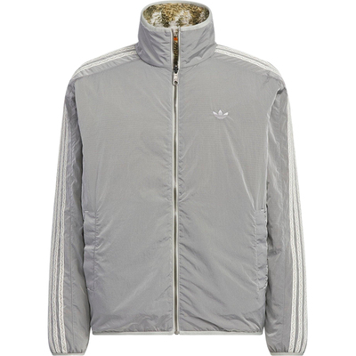 Adidas/阿迪达斯正品三叶草男士休闲双面穿提花印花外套KC0106