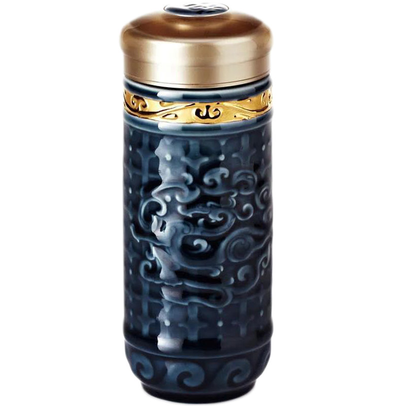 乾唐轩活瓷杯势在必得随身杯茶杯