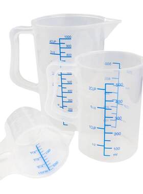 三能器具塑料刻度液体量杯