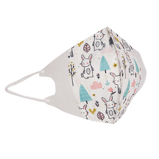 日本绿鼻子婴儿童口罩0到6-12个月宝宝3d立体防护1-3-6岁小孩专用