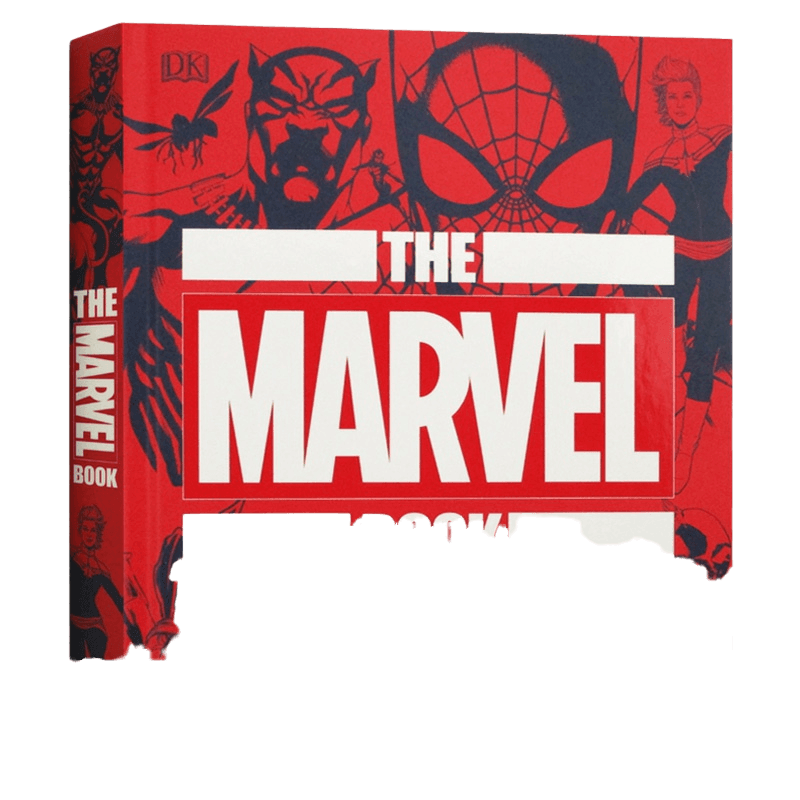 DK百科系列 漫威之书 The Marvel Book 英文原版 精装 拓展漫威宇宙的知识点 漫威周边 美漫图册 英文版 进口原版英语书籍