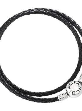 编织手绳S925纯银礼物简约手链女