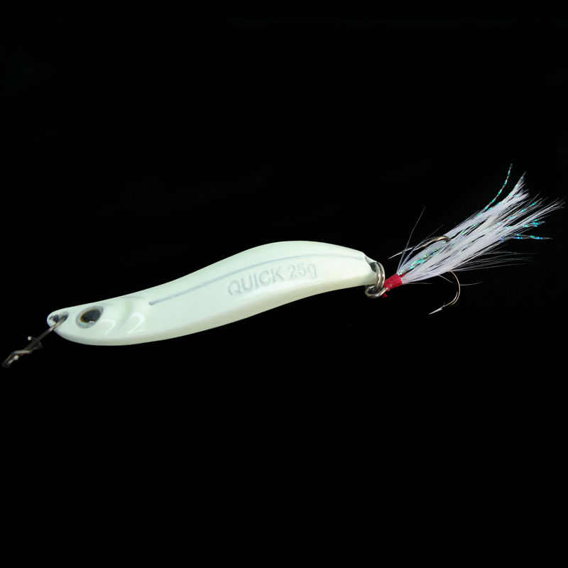 速动路亚饵亮片夜光鲈鱼翘嘴淡水专杀远投通用型拟饵沉水海钓假饵