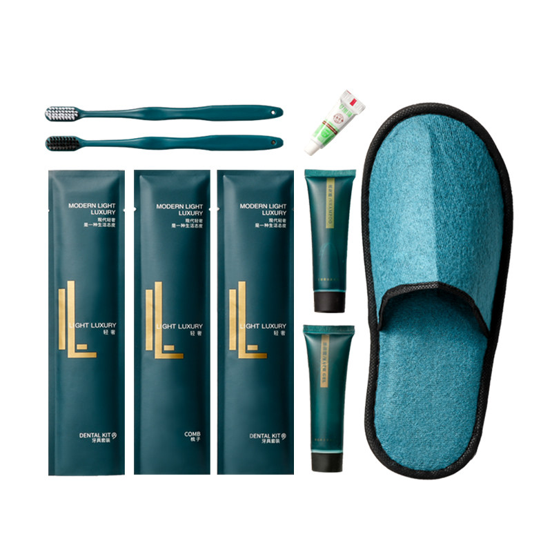 轻奢星级酒店一次性洗漱用品套装高档民宿宾馆一次性牙刷牙膏牙具