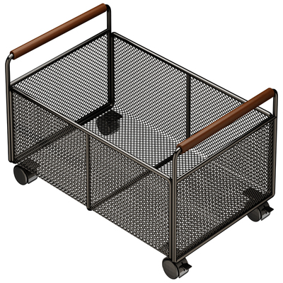 浴室柜下置物架可移动收纳筐