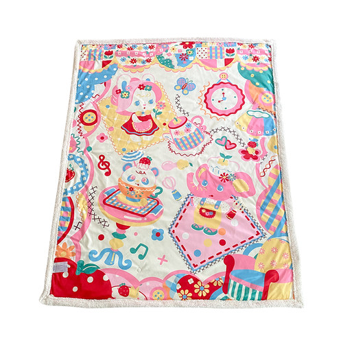 富山商店 x Lutrajump 魔法厨房系列沙发毯保暖毛绒休闲盖毯