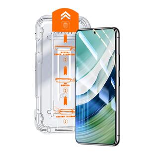 适用华为Pura70/mate60手机钢化膜荣耀畅玩50秒贴无尘舱苹果15plus/14promax除尘盒红米vivo/iqoo11/oppok12