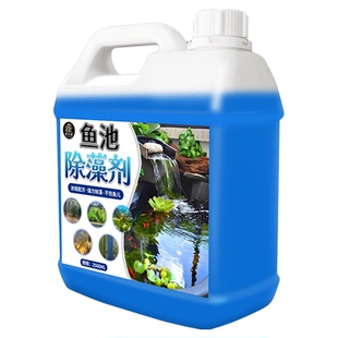 鱼池除藻剂去苔剂别墅鱼池青苔清除剂鱼塘水质除褐藻绿藻清除剂¥