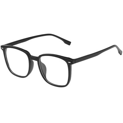 磨砂黑武士近视眼镜男款超轻黑框