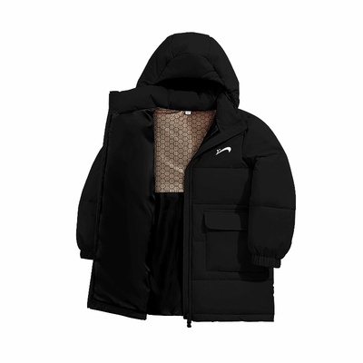 贵人鸟童装儿童连帽中长棉服