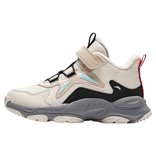 安踏儿童冬季新款棉鞋大童鞋子加绒男童儿童加厚保暖二棉鞋运动鞋