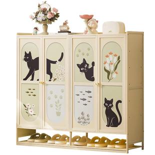 鞋柜家用门口入户鞋架子多层室内好看出租房玄关置物架简易收纳柜