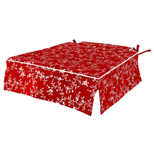 欧式家用餐椅纯棉透气印花坐垫办公室椅垫定制飘窗沙发垫换鞋凳垫