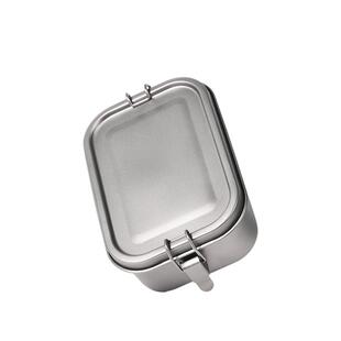 户外纯钛饭盒露营钛餐具野炊餐盒便携钛金属密封钛碗折叠柄便当盒