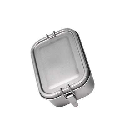 户外纯钛饭盒露营钛餐具野炊餐盒便携钛金属密封钛碗折叠柄便当盒