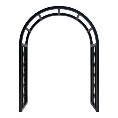庭院铁艺拱形30mm方管爬藤架