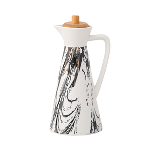 JIALICMJ陶瓷油壶密封酱油醋瓶酒壶厨房用储物瓶大容量一斤两斤