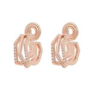 「经典复刻」精致圈圈耳饰蚊香盘耳夹无耳洞女耳圈耳环复古耳钉银