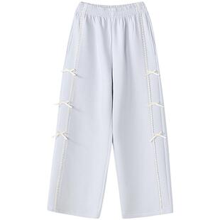 笛莎官方旗舰童装女童阔腿裤春秋季新款大童女孩儿童时尚百搭裤子