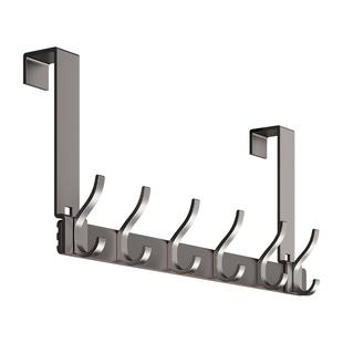 门后挂钩加长挂衣架卧室门上挂衣钩超长免打孔门背式收纳置物神器