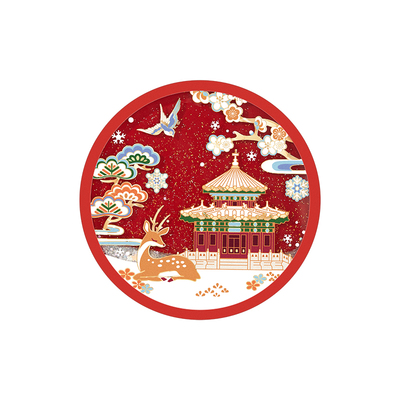 故宫淘宝故宫的雪流沙杯垫