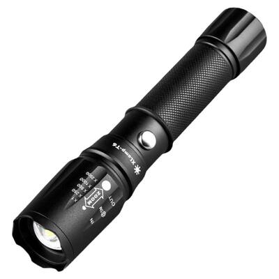 神鱼强光变焦远射手电筒usb直充