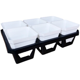 【6格托架】依然园艺 适配10cm口径大方盆多肉整理收纳架蝴蝶兰花