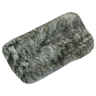 真兔毛发带女网红毛绒绒空顶皮草帽复古宽边保暖毛毛发带发箍头带