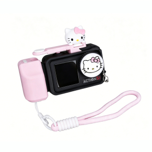 适用大疆DJI action4/5pro相机原厂兔笼凯蒂猫街拍手柄快门按键
