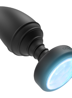 发光震动肛塞外出长期佩戴无线遥控后庭肛门情趣菊花扩张插屁股SM