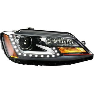 12-18大众速腾改装前大灯总成19-25北美泪眼氙灯激光原厂LED大灯