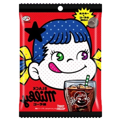 日本进口不二家牛奶糖限定可乐味