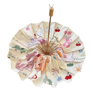 原创高颜值16骨加大抗风晴雨伞女两用防晒防紫外线遮阳太阳伞双人