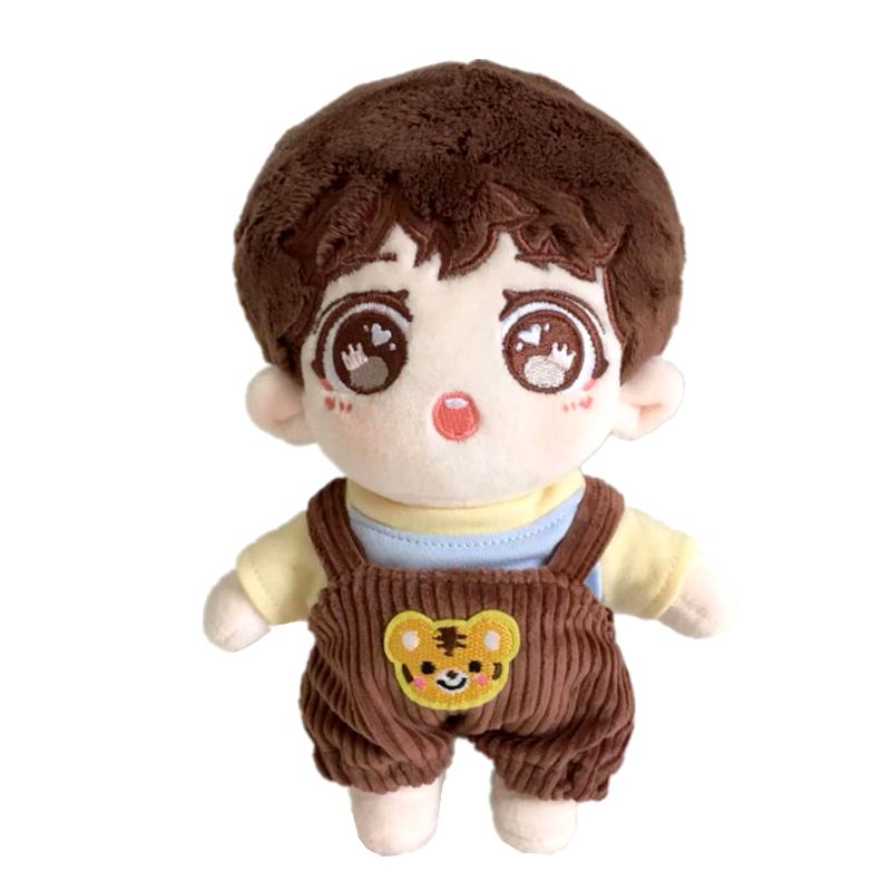 现货娃衣20cm15厘米背带裤套装明星公仔玩偶棉花娃娃衣服无属性