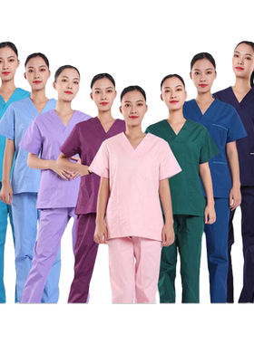 宝薇姿新款纯棉墨绿洗手衣