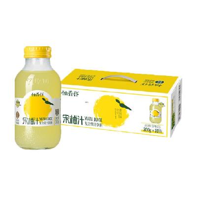 柚香谷宋柚汁果味饮料300g×10瓶