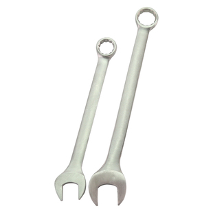 防磁304不锈钢两用扳手6-32mm白钢呆梅23件套防锈开口梅花铝厂用