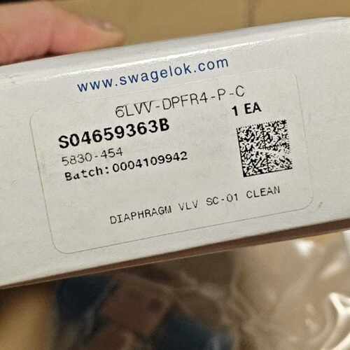 议价世伟洛克Swagelok 6LVV-DPFR4-P-C 隔膜密封阀 全新原装正品
