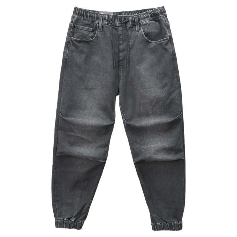 ABLEJEANS男束脚滑板工装牛仔裤
