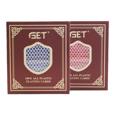 塑料扑克牌万全GET双面磨砂