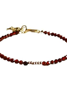 天然水晶红绳手链轻奢本命年礼物