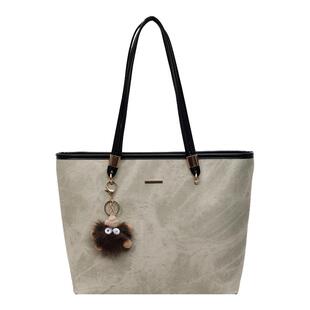 大容量通勤托特包包女式2025新款时尚高级感单肩包上班通勤手拎包