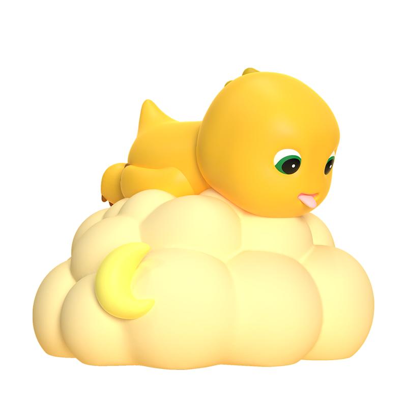 正版奶龙小夜灯卧室睡眠拍拍灯床头硅胶儿童伴睡礼物生日礼物可爱