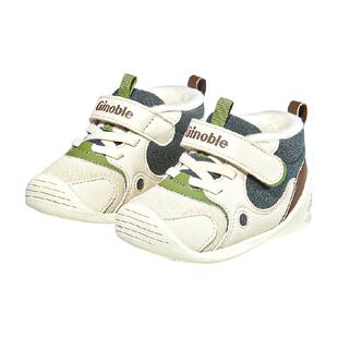 基诺浦机能鞋冬学步鞋婴幼儿宝宝柔软亲肤护踝关键鞋GB2358