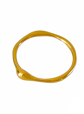 简约叠戴设计款锆石熔岩戒指女