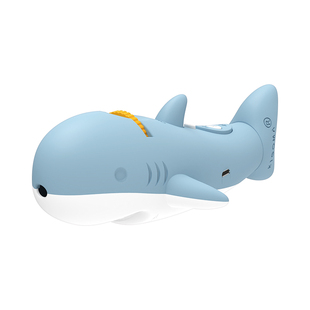 儿童故事机幻灯片投影仪鲨鱼手电筒图案玩具充电益智宝宝识图哄睡