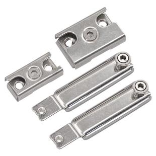 断桥窗锁点锁座窗防撬静音锁扣平开窗锁块两点锁滑块欧标宽槽锁点