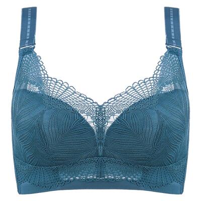 女无钢圈文胸聚拢泰国乳胶内衣